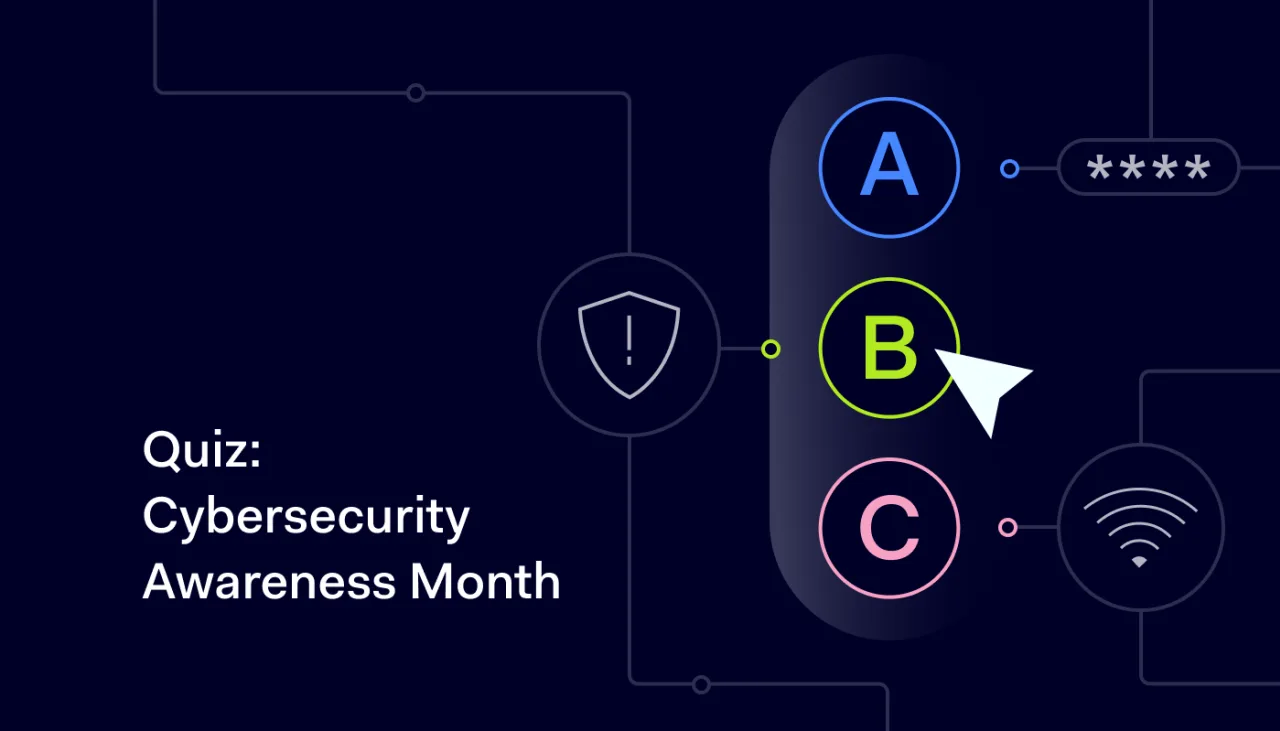 Cybersecurity Awareness Month quiz cover 1400x800