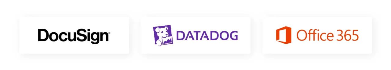 IP whitelisting for Office365, DocuSign, Datadog