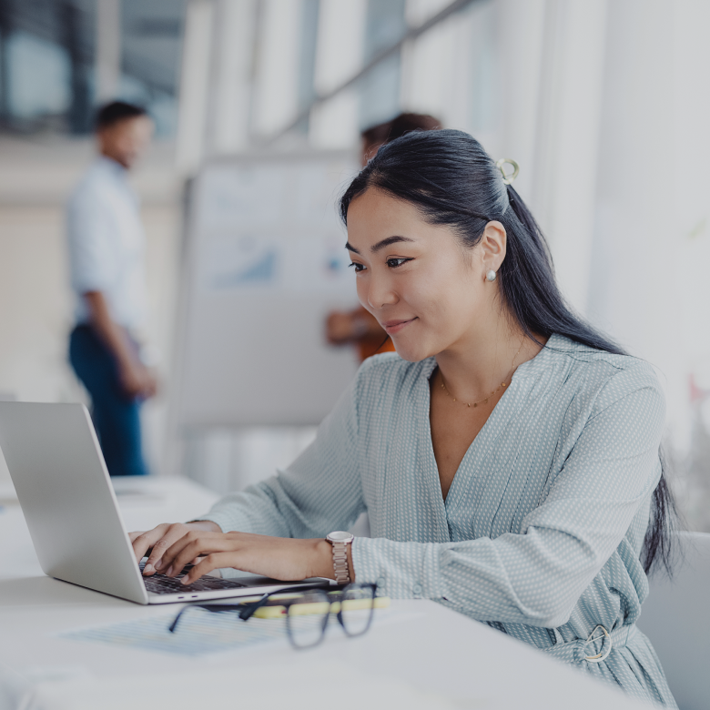 Woman checking for iam solution to protect saas